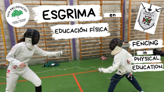 Esgrima en el Colegio San Prudencio