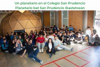 Un planetario en el Colegio San Prudencio